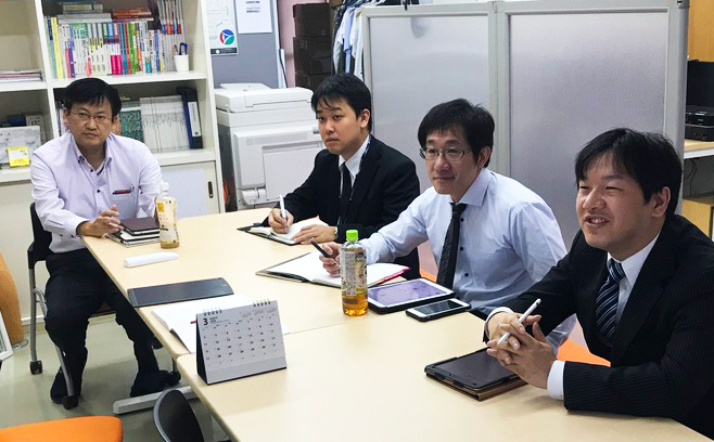 打ち合わせ風景